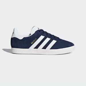 Adidas Gazelle Suede Navy Blue/White Tennis Shoes